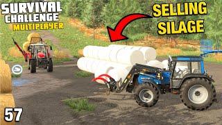 HOW MUCH WILL WE MAKE FROM SELLING ALL THE SILAGE? Survival Challenge Multiplayer CO-OP FS22 Ep 57