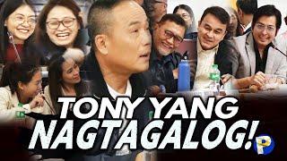 Tony Yang nagTagalog -maang-maangan na hindi nakakaintindi! Alice Guo at Cassandra Ong nag-chinese!