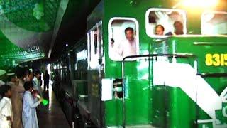 Azadi train reached Peshawar