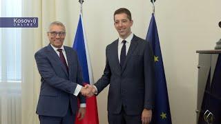 Prag, Sastanak MSP Srbije Ðurića sa ministrom za evropske poslove Ċeške Dvoržakom