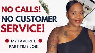 $18 Hourly Side Hustle! NO CALLS or TALKING AT ALL! Part Time Work From Home Job!