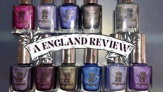 These Holos are OPAQUE  Trying A England for the first time! Swatches, Comparisons + Review