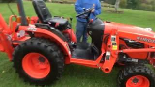 2011 Kubota B2920 Compact Tractor Loader Backhoe TLB 4x4 Sale For Sale