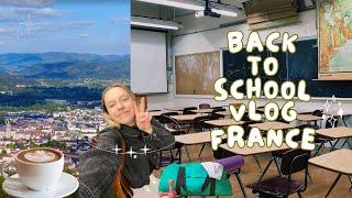 back-to-school vlog: remiremont, work, cafes and more in france 