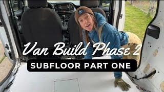 VAN BUILD PHASE 2 -  R-mat & Subfloor Installation, Part 1 - Promaster City