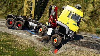 Trucks vs Potholes #41 | BeamNG.DRIVE