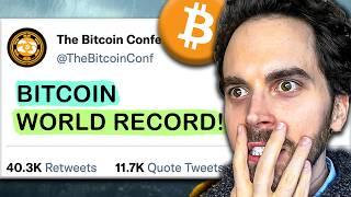 JUST IN: Bitcoin World Record Happening Now