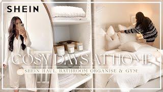 COSY DAYS AT HOME | SHEIN Haul, Bathroom organise & Gym!