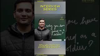 SSB INTERVIEW series #ssbinterview #ssbcoaching #ssb