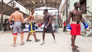 World Famous Boxing Gym in Old Havana, Cuba.