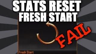 Stats Reset Fail Black Ops 2 ( FRESH START )