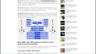 IBM’s Data Management Software || The Best Choice for Business