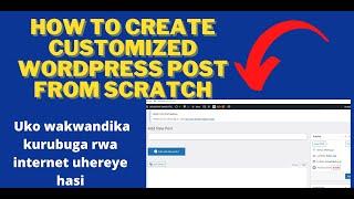 How to create WordPress Post from scratch - WordPress Tutorial for beginners| Bloggers