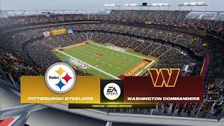 Steelers vs Commanders Week 10 Simulation (Madden 25 Rosters)