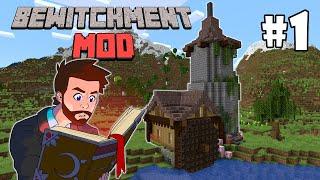 The Book of Shadows | Minecraft Bewitchment Mod | Hardcore Ep. 1
