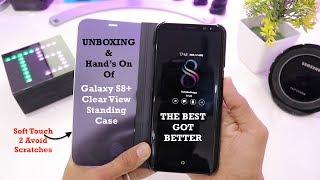 Galaxy S8 Plus Clear View STANDING CASE  SIMPLY AWESOME