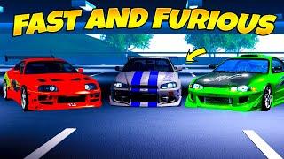 We Brought The BEST OF FAST AND FURIOUS Cars To This Roblox Carmeet!