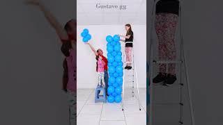  Simple birthday decoration  Birthday decoration ideas at home  balloon decoration  #balloon