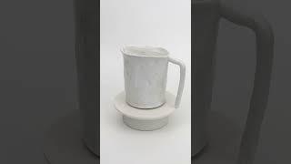 Ceramic Milky-White Carafe