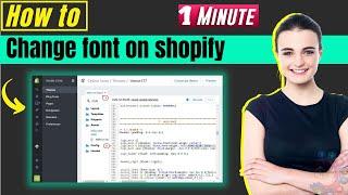 How to change font on shopify 2024