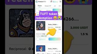 TUFT token redemption #treasure #nft #tresurefun #treasuretrove