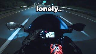 a LONELY night | DJI Action 4 | Motovlog #1