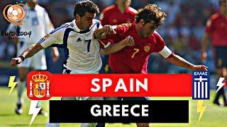 Spain vs Greece 1-1 All Goals & Highlights ( 2004 UEFA EURO )