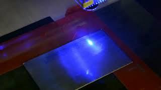 Photoresist laser engraver exposure (10x)