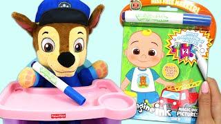 Learn With Paw Patrol Chase Using Imagine Ink Activity Book!