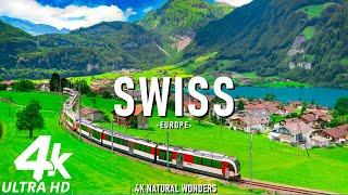 Swiss 4K - Capturing Breathtaking Alpine Landscapes, Crystal Lakes, Timeless Charm of Swiss Villages