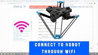 Connect to wifi module of Delta X robot
