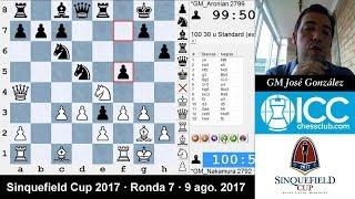 SINQUEFIELD CUP 2017 - Resumen Ronda 7 (GM José González)