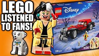 LEGO Disney 2025 Cruella de Vil's Car Set REVEAL!
