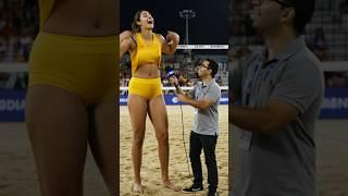 An Amazing and Tallest Female Volleyball Player! 10ft.  - #tallgirl #tallwoman #sportwomen #sport 