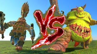 Daemon Slayer VS Great Unclean One. Total War Warhammer 3
