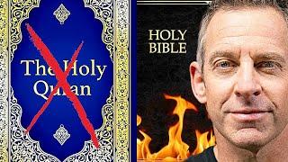 SAM HARRIS DESTROYS THE QURAN AND BIBLE IN 5 MINUTES??? w/ Jordan Peterson (live, on stage)