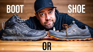 Shoes VS Boots - Which one should you wear hiking? #shorts