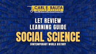 CBRC LET Lecture: SOCIAL STUDIES (Contemporary World History) | Prof. Virlyn Francisco