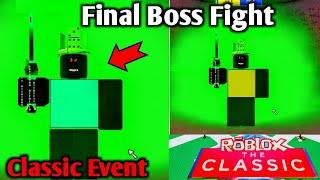 Roblox Classic Event Final 1x1x1x1 Boss Fight & Secret Ending Cutscenes | Classic Hub