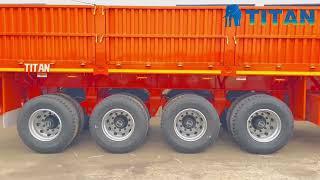 What is a 4 Axle 80 Tons Drop Side Trailer Manufacturer In Djibouti?