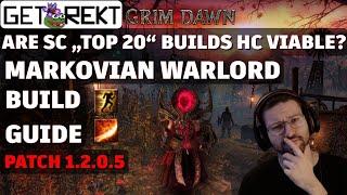 Grim Dawn Build Highlight - Markovian Warlord - SC "TOP 20"