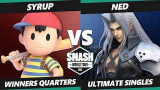 SWT NA Northeast Qualifier Match - Syrup (Ness) Vs. Ned (Sephiroth) SSBU Ultimate Tournament
