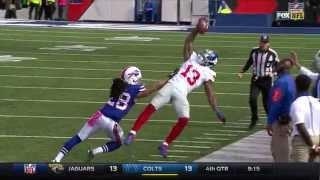 Odell Beckham Jr. Repeats the Amazing One-Handed Catch..Out of Bounds | Giants vs. Bills | NFL