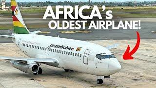 AFRICA's OLDEST PLANE - the Legendary Air Zimbabwe 737-200!