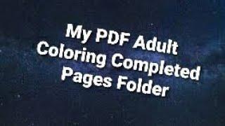 Flip through My PDF/ Adult coloring pages folder