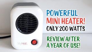 Lasko My Heat 200w Mini Heater Review! BEST Small Greenhouse Heater