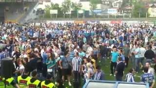 FK Zeljeznicar, celebration after winning Bosnian Cup and Bosnian Premier League 2011/2012