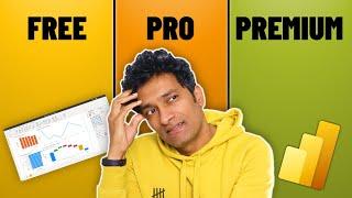 Power BI: Free vs. Pro vs. Premium - which one should YOU get?