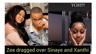  NAYSAYERS COME FOR ZEE OVER SINAYE AND XANTHI RELATIONSHIP...#bigbrothermzansi #liemapantsi