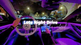 The Weeknd's Ultimate Night Drive Playlist 2024 | Perfect Late Night Vibes!